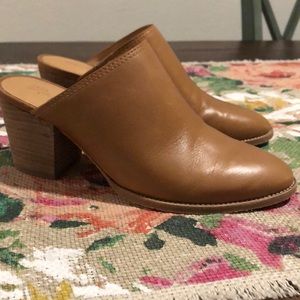 Madewell leather mule slides